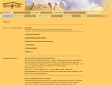 Tablet Screenshot of klanghuette.de